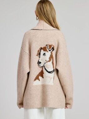 NWT Dog Lover Puppy Cardigan Sweater